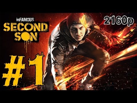 Infamous Second Son Evil Walkthrough Part 1 Evil Chooices - Gameplay - No Commentary PS4 [2160p 4k]
