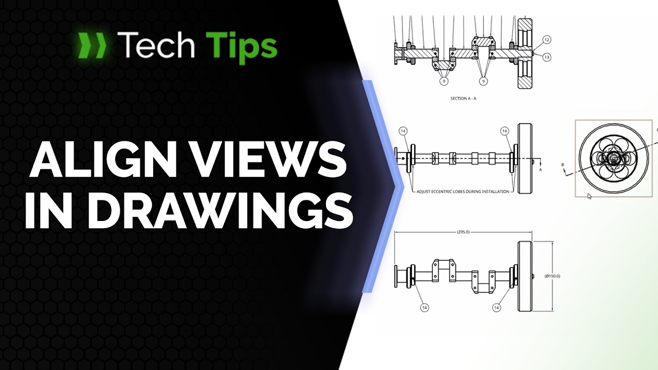 How to Align Views in Onshape Drawings - Tech Tips