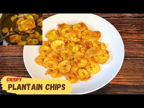 CRISPY Plantain Chips Recipe (Homemade) | Chips de Banane Plantains Croustillants