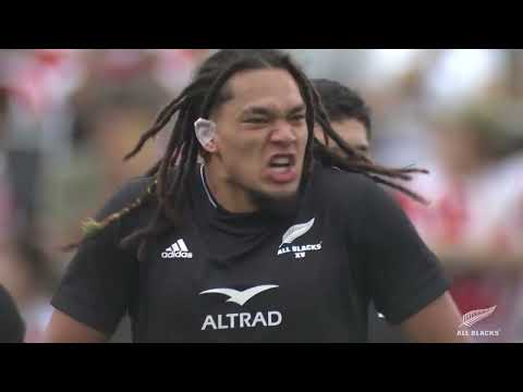 All Blacks XV haka vs Japan (Tokyo)