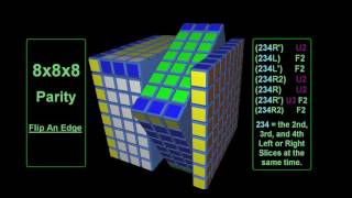 8x8x8 Parity Flip An Edge