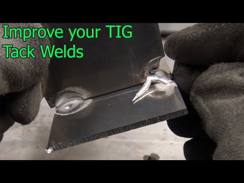 TIG Welding Aluminum - Tack Welds Made a LOT easier - How-to