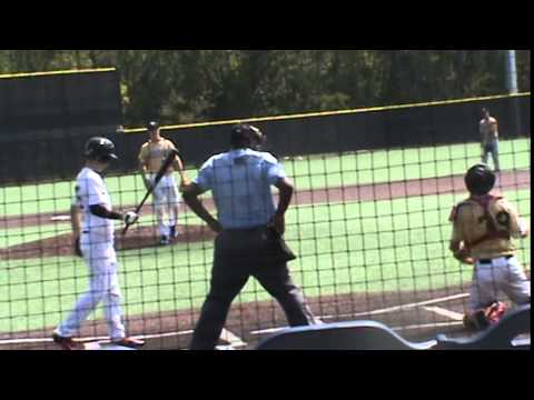 Pitching to second batter