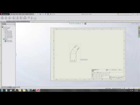 Show bend lines (and angle) sheet metal drawing - solidworks - video 131