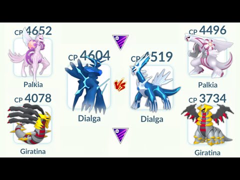 ORIGIN FORME vs NORMAL FORME (Dialga, Palkia, Giratina) in Pokemon GO.