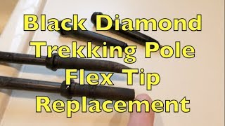 Black Diamond Carbon Fiber Trekking Poles  - Flex Tech Tip Replacement