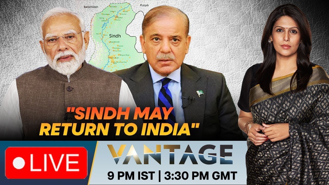 LIVE: "Sindh May Return To India": Pakistan Slams Rajnath Singh's Remark |Vantage with Palki Sharma