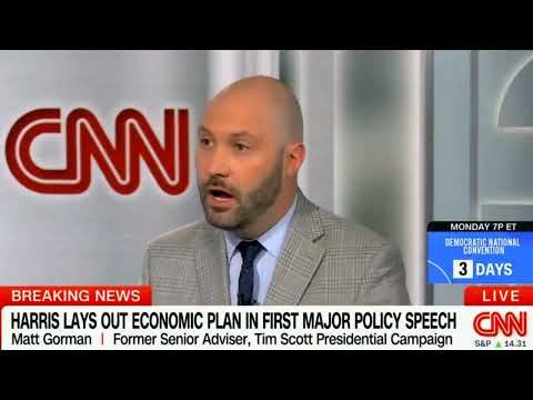 Matt Gorman CNN, This new program Kamala proposed is Far Left price controls essentially  She kind o