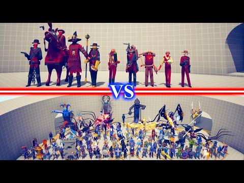 WILD WEST ADDON TEAM vs SECRET ADDON TEAM - Totally Accurate Battle Simulator TABS
