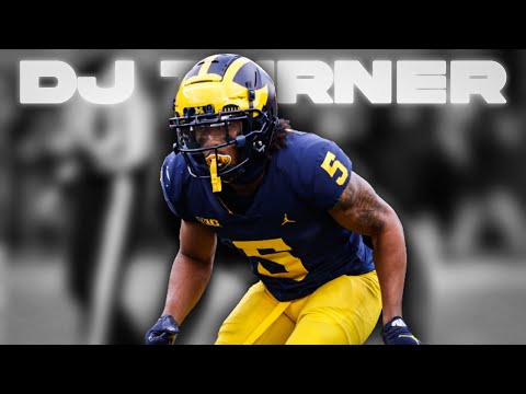 DJ Turner Michigan CB Highlights || Fastest Corner In The Draft