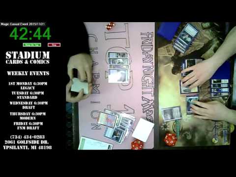 2015 11 21 - NO BAN LIST Modern - Round 4 - Colin (Storm) v Alan (Thopter Depths)
