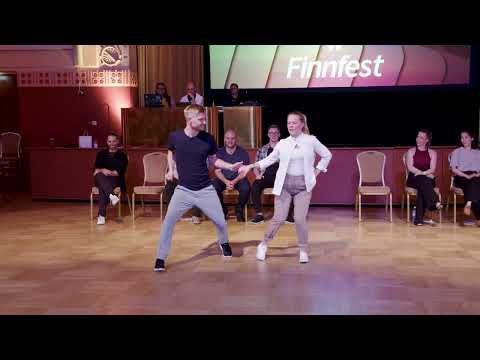 Emil Zetterstöm & Matleena Haapalainen - 4th place Advanced Jack&Jill Finals - Finnfest 2023