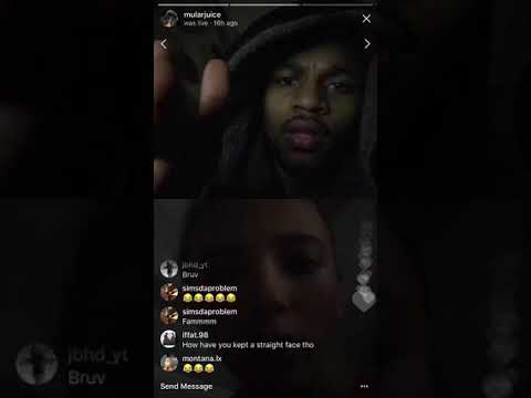 MULARJUICE CATCHING A CASE ON INSTAGRAM LIVE!?