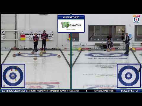 Kitz/Stewart vs. Barber/Heidt - SEMIS - SaskTel Curling Stadium Swift Current Doubles