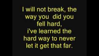 Ronan Parke - Because of You Lyrics