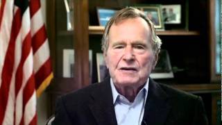 Fargo AirSho Introduction by former President Bush.
