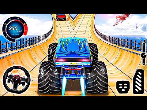 Monster Truck Mega Ramp Extreme Car Race - Monster Truck Mega Ramp Cars 3D - Android Gameplay