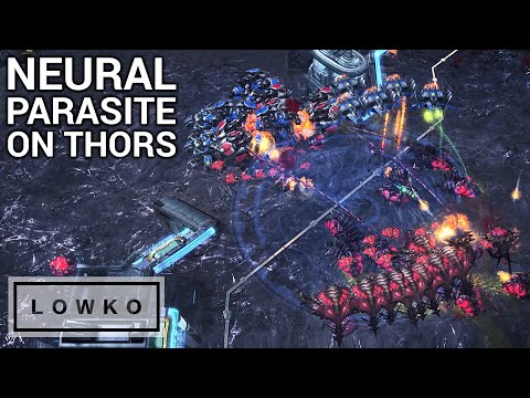 StarCraft 2: NEURAL PARASITE ON THORS! (Solar vs Cure)