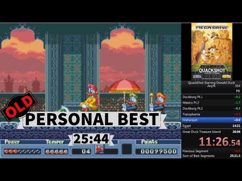 QuackShot Starring Donald Duck SPEEDRUN (Genesis) - 25:44