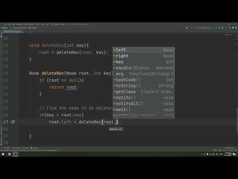 17 Exercise 86 Binary Search Tree Implementation In Java