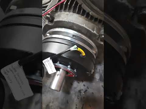 AC BRAKE MOTOR REPLACED WITH DC BRAKE. CRANE OPERATION