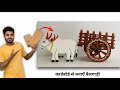 जन्माष्टमी के झांकी के लिए बैलगाड़ी ब�