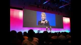 Cindy Lauper chats and sings Crossroads at Hubspot Inbound Marketing 2012  Event