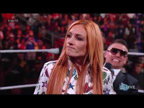 miz tv with special guest Becky lynch raw 7/17/23