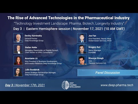 The Rise of Advanced Technologies in the Pharmaceutical Industry - Day 3 (East) - Panel Discussion
