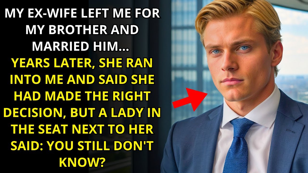 MY EX-WIFE LEFT ME FOR MY BROTHER, BUT YEARS LATER SHE FOUND OUT THAT I HAD BECOME...
