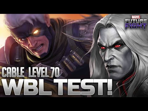 CABLE (level 70) New Uniform World Boss Legend Test | Marvel Future Fight #mffhindiindia #mff #hindi