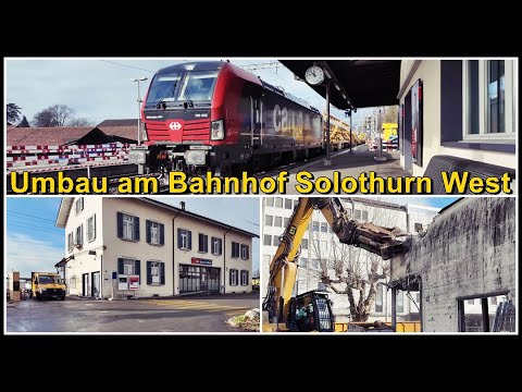 Der Bahnhof Solothurn West wird abgerissen!