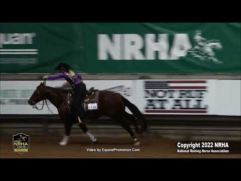 2022 NRHA Futurity Youth 14-18 NAAC Co-Champion