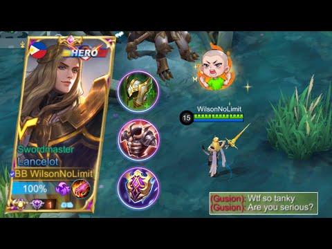 LANCELOT TANK BUILD NEW META?? | ENEMIES WERE LAUGHING AT MY BUILD NOT UNTIL… | MLBB