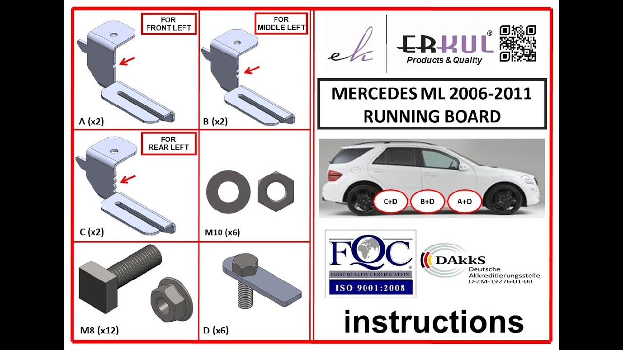 Боковые пороги New Vision Black (2 шт., алюминий) Video 1