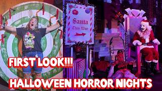 HHN 35 ! Your First Event Look! Houses And Scare Zones Reaction, Event Experience! 