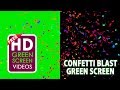 Confetti Blast Green Screen Video Celebration Time