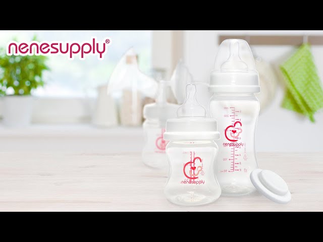 Nenesupply Wide Mouth Feeding Bottle 4.7oz Storage Bottle Compatible with  Spectra S2 Spectra S1 and 9 Plus Pumps Inc Nipple and Sealing Disc