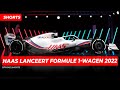 Formule 1-team van Haas lanceert kleurstelling VF-22 2022-auto | GPFans #shorts
