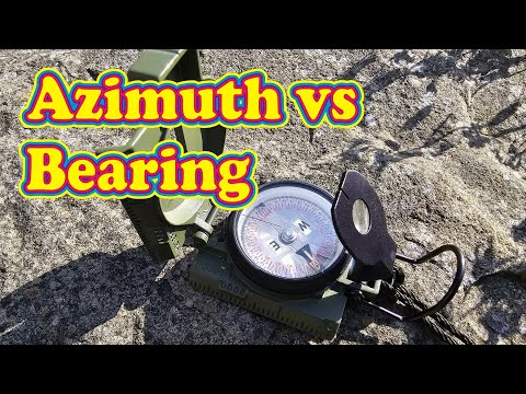 Azimuth vs Bearing - there is a difference