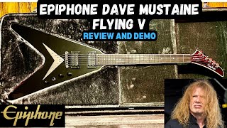 Video thumbnail for Epiphone DAVE MUSTAINE Flying V - Review And Demo - Megadeth by Marty5150