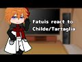 Fatuis React To Childe Tartaglia Genshin Impact Gacha Club