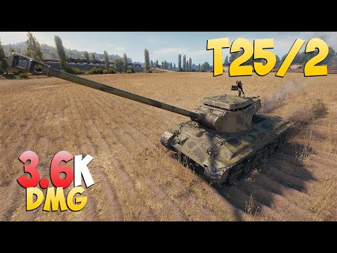 T25/2 - 3 Kills 3.6K DMG - Elementary! - World Of Tanks