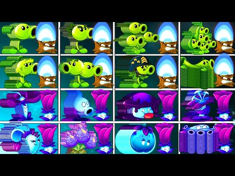 Random 16 Teams PEAS VS SHADOWS -Which Plant Team Will Win ? Team plant Vs team plants