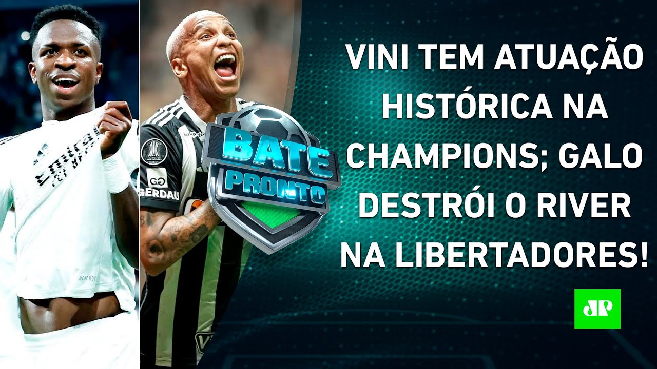 MELHOR DO MUNDO? Vini tem ATUAÇÃO HISTÓRICA antes da Bola de Ouro; Galo DESTRÓI River! | BATE-PRONTO