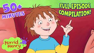 Henry Stays Up Late | Season 4 Clip Compilation | Horrid Henry | 50+ MINS