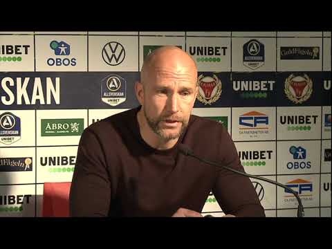 Presskonferens efter Kalmar FF- AIK 23 september 2021