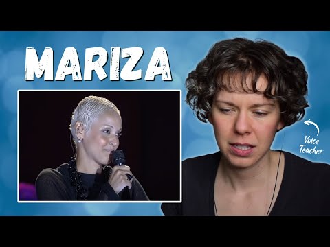 Voice Teacher Reacts to MARIZA - Gente Da Minha Terra