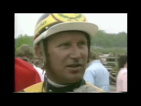 Le Grand Moulin & Lars Lindberg vinner Harper Hanovers lopp på Solvalla 27 maj 1984.