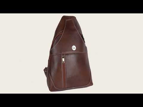 Unisex adjustable leather men''s cross body bag, .500 kgs ap...